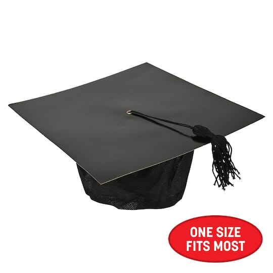 Beistle Black Paper Graduation Caps, 4ct.